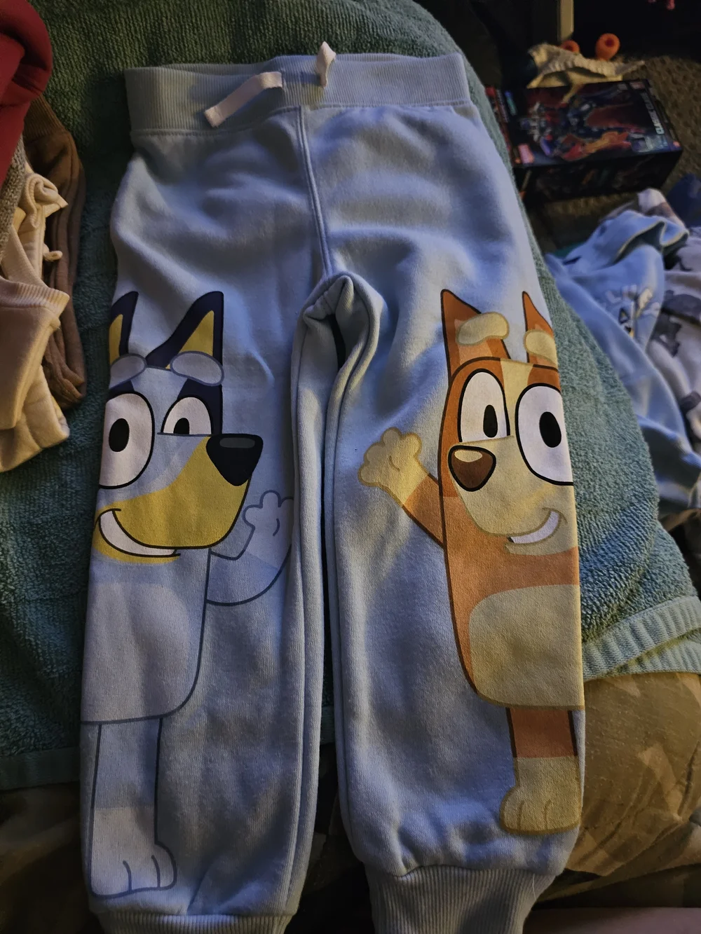 Kids Light Blue Hoodie Sweatshirt - Blue